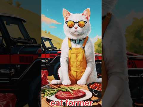 Cat working in the field #CatInTheField#WorkingCat#FarmCat#CatAdventures#FunnyCats#CatLife#CatVideos