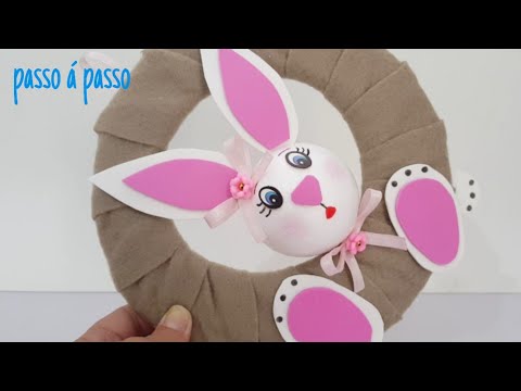 Faça você mesmo um lindo enfeite de coelho da Páscoa com Cris Pinheiro* Diy *