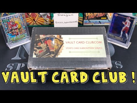 Vault Card Club Football Subscription Box January 2020. *High Rollers*