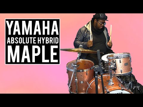 Yamaha Absolute Hybrid Maple Drum kit reviewed on Kwesi's Corner | Drumshack London