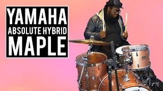 Video thumbnail for Yamaha Absolute Hybrid Maple Drum kit reviewed on Kwesi's Corner | Drumshack London by Drumshack London