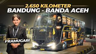 Download lagu NAIK DOUBLE DECKER RUTE TERJAUH SE-INDONESIA ‼️ Bandung - Banda Aceh by Aerobus #1 mp3