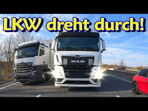 Irre LKW-Fahrer, Teile auf der Fahrbahn und Verwirrung | DDG Dashcam Germany | #760