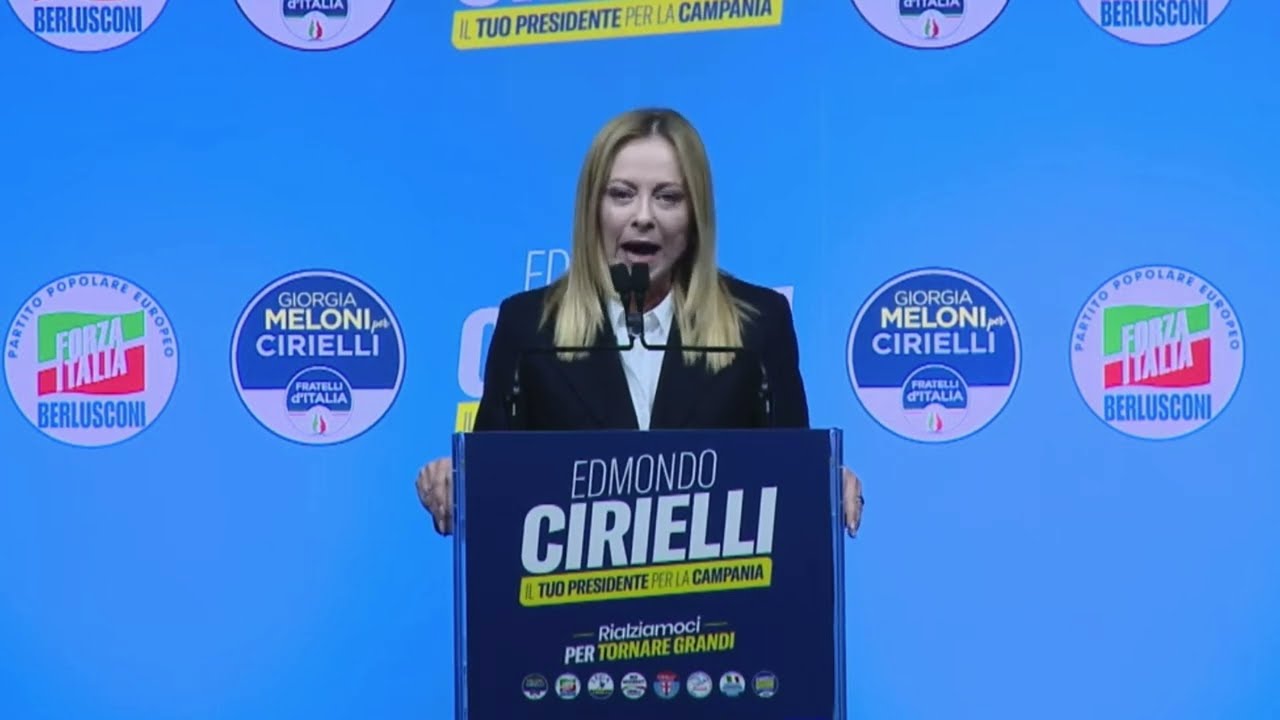 GIORGIA MELONI: "NON CONSENTIREMO ALLA CAMORRA DI DISTRUGGERE INTERE GENERAZIONI"