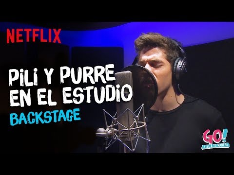 Go! Vive a tu manera - Backstage Pili y Purre en el estudio