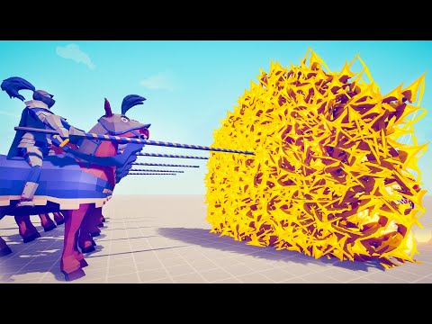 5x JOUSTER vs EVERY GOD - Totally Accurate Battle Simulator TABS