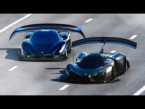 Ferrari F80 GTR vs SSC Tuatara GTR at Drag Race 20 KM