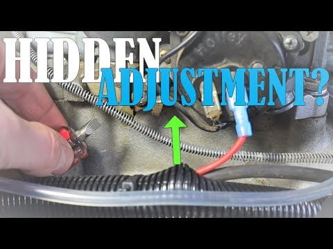 Holley Carburetor - Cold Start Fast Idle Adjustment