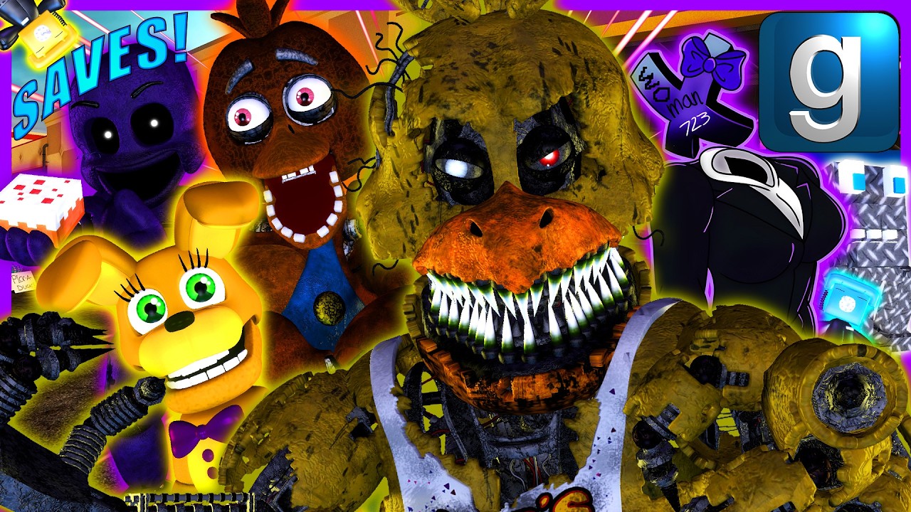 Gmod FNAF | Going On Random FNAF Saves! [Part 33]