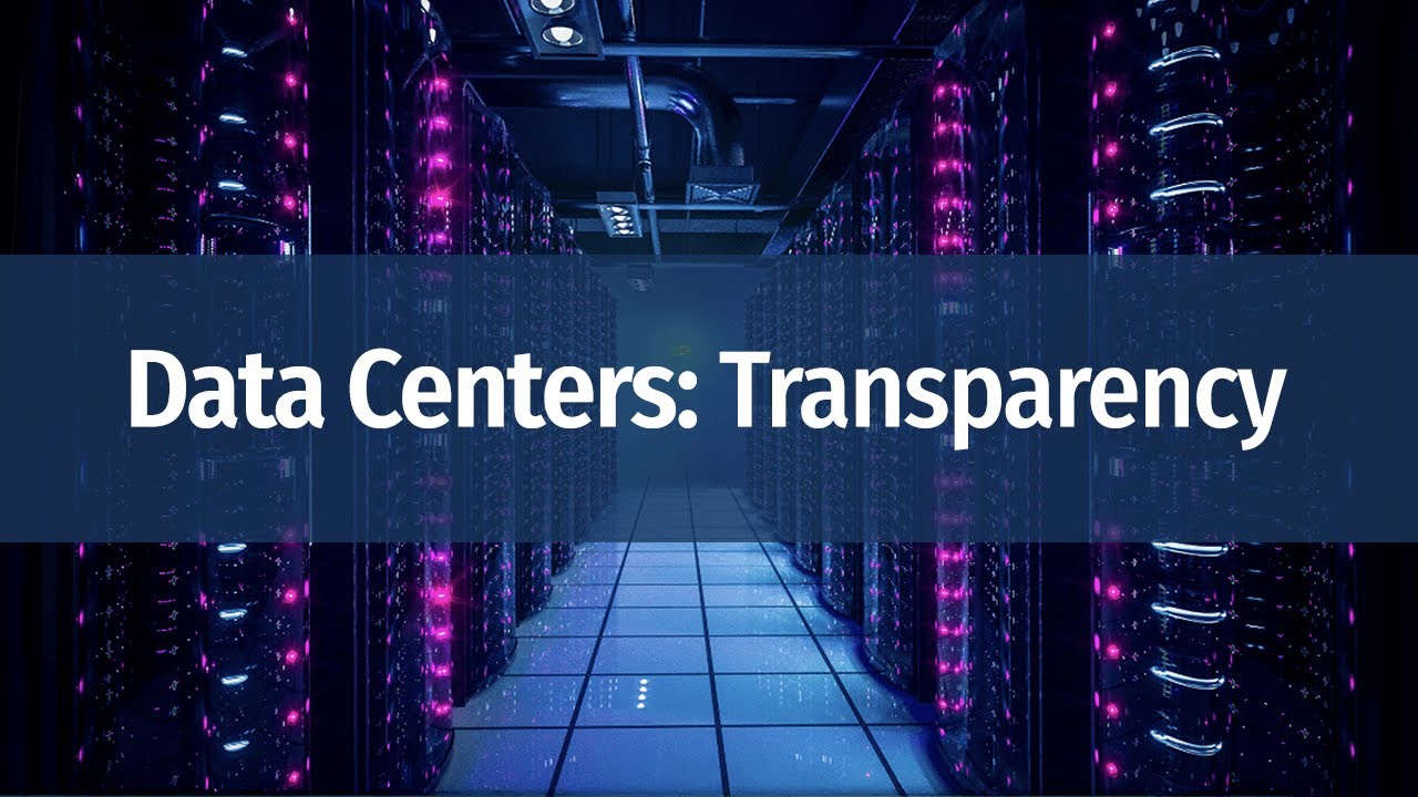 Data Centers: Transparency Webinar
