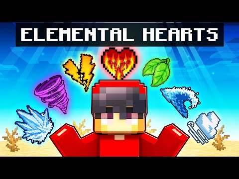 Cash has ELEMENTAL Hearts in Minecraft!