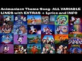 The ORIGINAL ANIMANIACS Theme Song ALL VARIABLE LINES With EXTRAS LYRICS AND INFO