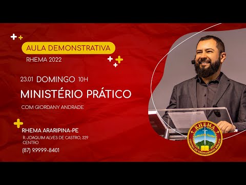 AULA DEMONSTRATIVA | MINISTÉRIO PRÁTICO | PROFº GIORDANY ANDRADE | 10:00H | 23/01/2022