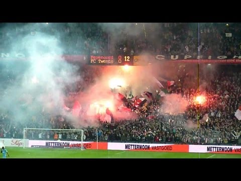 Sfeeractie voor de aanvang van Feyenoord - NAC Breda