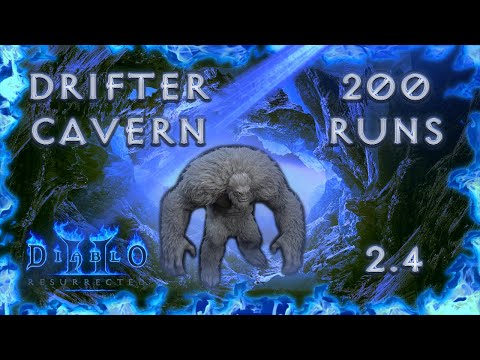 200 Drifter Cavern Runs 2.4 Drop HIGHLIGHTS [Rare Finds!] - Diablo 2 Resurrected (D2R)