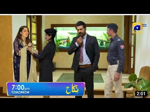 nikah epi 55 Promo Teaser review ll nikah episode 55 emotional scene ll 7:00 pm Geo tv ll Promo