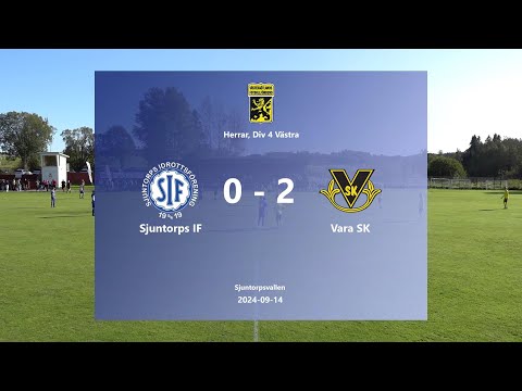 240914 Sjuntorps IF - Vara SK, Höjdpunkter