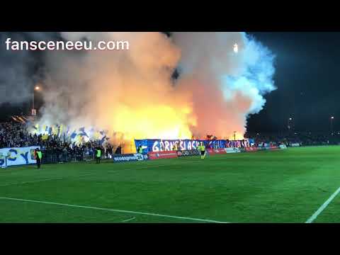 RUCH CHORZÓW - Polonia Bytom (26.10.2019) doping i oprawa