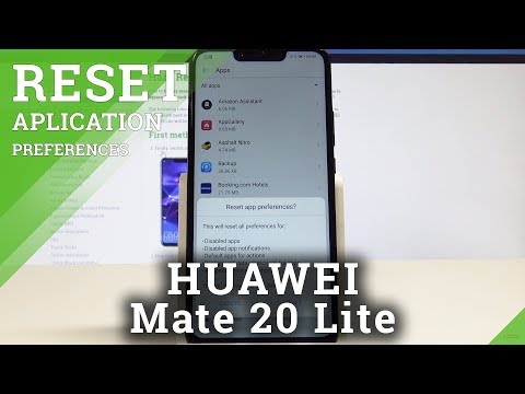 How to Reset App Settings on HUAWEI Mate 20 Lite - Restore Default App Preferences