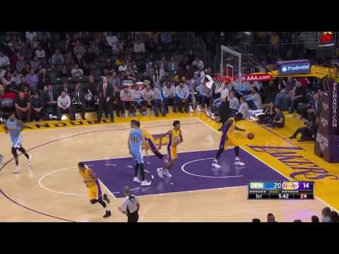 Nikola Jokic vs Los Angeles Lakers 07.10.2016 (8Pts) (Preseason Game)