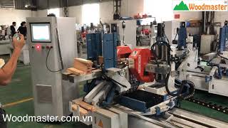 Máy Đánh Mộng 2 đầu cnc gọt 2 lần