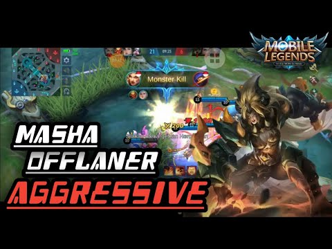 Tutorial Masha hero MLBB Aggressive offlaner