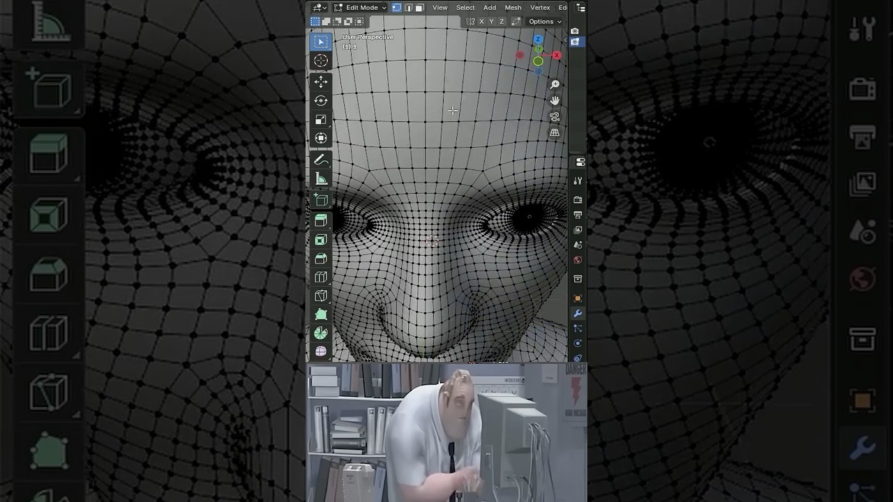 Noob vs Pro Artist: Retopology in blender