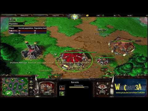 Fly(ORC) vs Foggy(NE) - WarCraft 3 Frozen Throne - RN3029