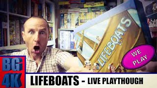 Lifeboats Board Game - 4 Player Livestream (4K)