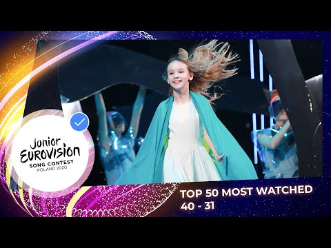 TOP 50: Most watched in 2020: 40 TO 31 - Junior Eurovision Song Contest