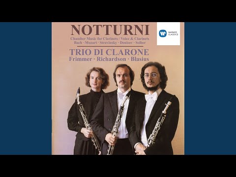 Elegy for J.F.K. · für Sopran, 2 Klarinetten und Altklarinette