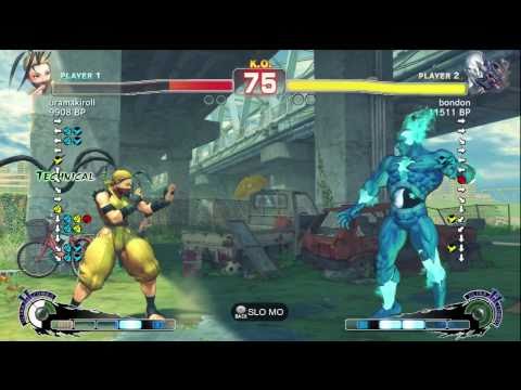 bondon [Seth] vs uramakiroll [Ibuki] SSF4 Japanese Online Ranked Matches - TRUE-HD