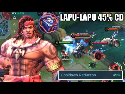 LAPU-LAPU ENCHANTED TALISMAN N0 COOLDOWN SKILL | MLBB