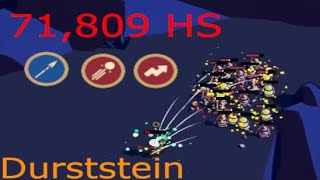 Thronefall | Durststein | 71,809 High Score | 9 Mutators | v1.42