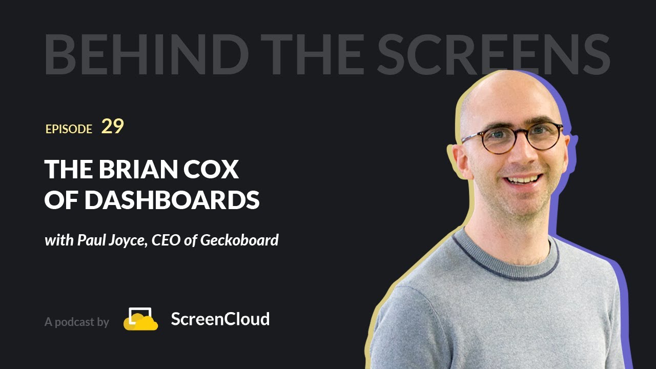 With Paul Joyce, CEO of Geckoboard (AKA The Brian ... - YouTube