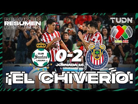 Highlights and goals | Santos 0-2 Chivas | Liga MX - AP2024 - J16 | TUDN
