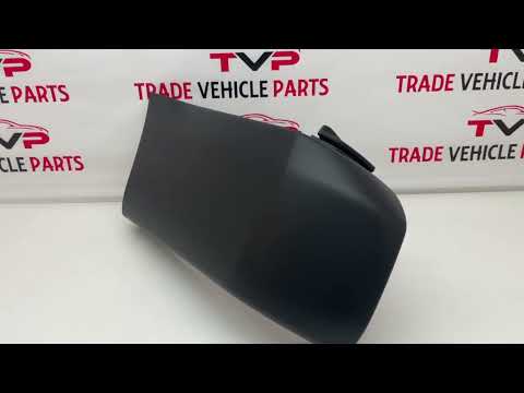 For Vauxhall Vivaro 2019-2023 Rear Bumper End Corner BLack LWB Passenger Side video