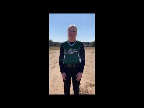 Sami Shaw (2022 RHP/3B Power Hitter) Softball Skills Video