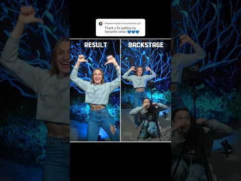 PARTY AT THE BEACH TREND ⛱️ | From BACKSTAGE to RESULT #shorts #fyp