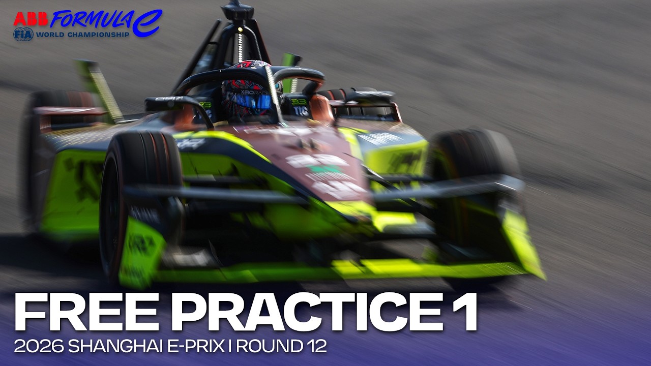 LIVE | Free Practice 1 | 2026 Shanghai E-Prix Rounds 12 | Formula E