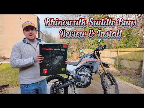 Rhinowalk 48L Saddle Bags Review & Install on CRF300L! Are They Worth It?