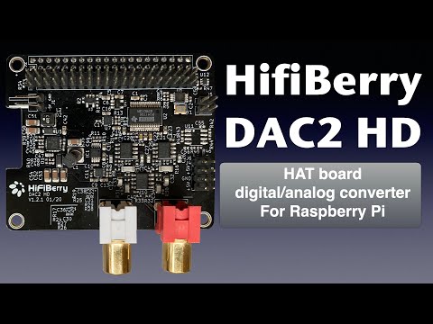 Dėklas HighPi Pro skirtas Raspberry Pi 4B ir HiFiBerry - universalus juodas video