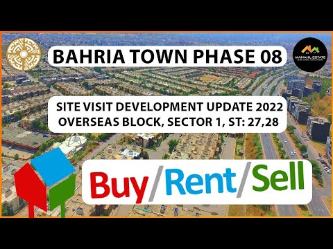 Bahria Town Rawalpindi | Overseas Block, Sector 1, St: 27,28 | Site Visit Development Update 2022