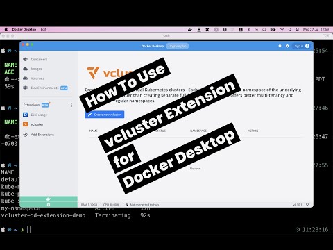 vcluster Extension for Docker Desktop - Demo