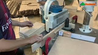 Máy tupi 2 trục tiếp phôi chạy thành hộc kéo