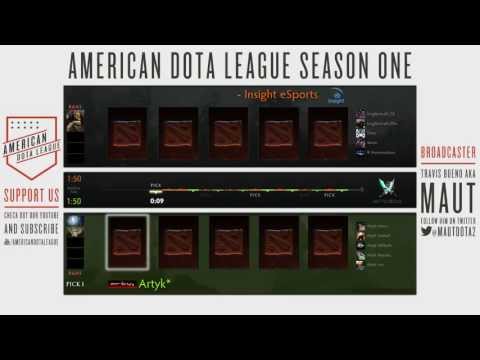 Artyk Gaming vs. Insight.Avell - American Dota League Season 1