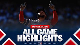 Highlights from ALL GAMES on 8/2 (Red Sox sweep Dodgers, Freeland tosses complete game and MORE!)
