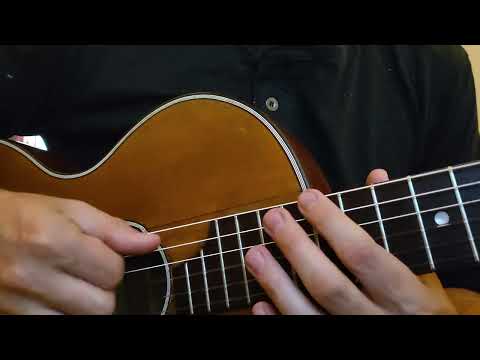 Video Sample - Antique German Romantic Guitar – Player-ready, 1930s, All Solid-Wood, Great Condition and Sound image 13