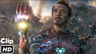 iron Man Snap Scene Hindi  Avengers Endgame  Movie Clip HD  4K  iMAX