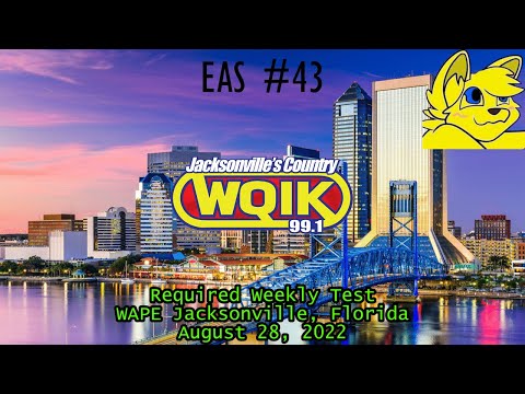 Automated Weekly Test on WQIK Jacksonville, FL (8/28/22) (EAS #43)